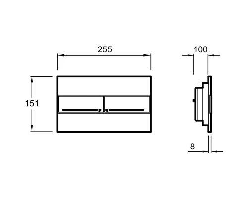 Комплект подвесной унитаз Jacob Delafon Patio EDV102-00 + E70021-00 + система инсталляции Jacob Delafon E29025-NF + E4316-CP