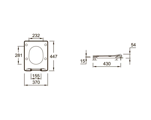 Сиденье для унитаза с микролифтом Jacob Delafon Grands Boulevards E23433-00-WMT