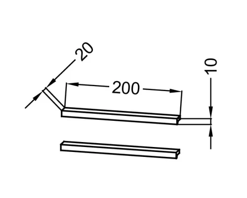 Пара ручек для мебели под раковину белый сатин Jacob Delafon Vivienne EB1589-F30