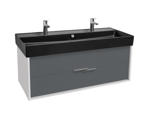 Тумба белый глянец/серый матовый 119,9 см Jacob Delafon Vivienne EB1669-J5-J54