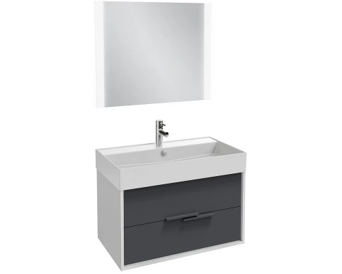 Тумба белый/насыщенный серый матовый 79,9 см Jacob Delafon Vivienne EB1584-N18-S40