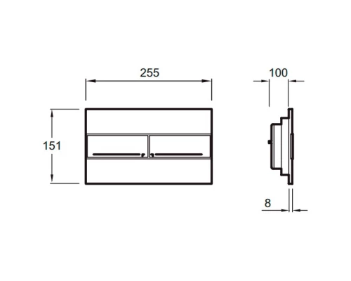 Комплект подвесной унитаз Jacob Delafon Modern Life E77725-0 + E77168-0 + система инсталляции Jacob Delafon E29025-NF + E4316-CP