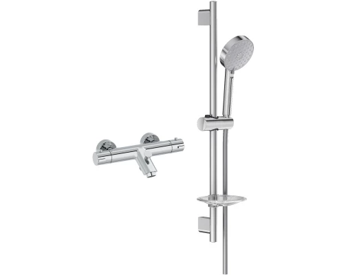 Термостат для ванны Jacob Delafon Brive E24335-CP + E99898RU-CP