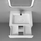 Тумба белый 61,6 см Jorno Modul Mol.01.62/P/W
