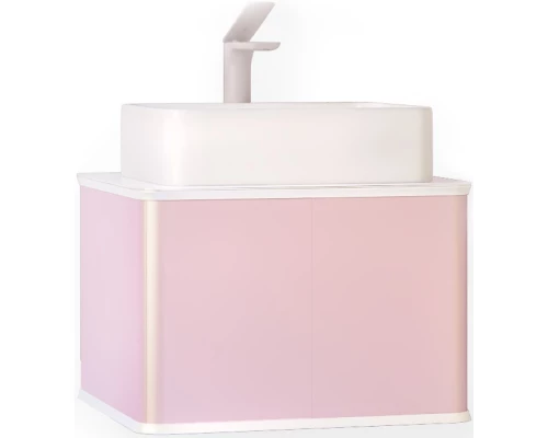 Тумба розовый иней 57,4 см Jorno Pastel Pas.01.58/P/PI