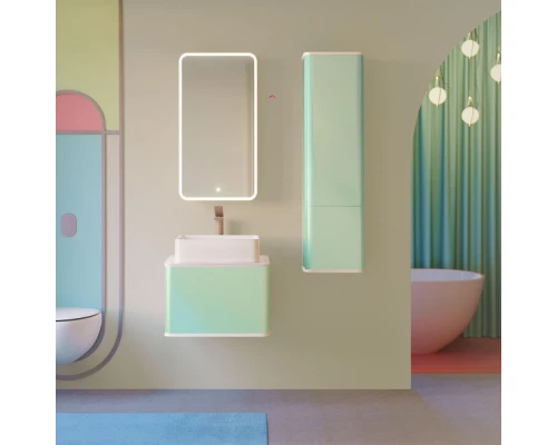 Тумба бирюзовый бриз 57,4 см Jorno Pastel Pas.01.58/P/BL