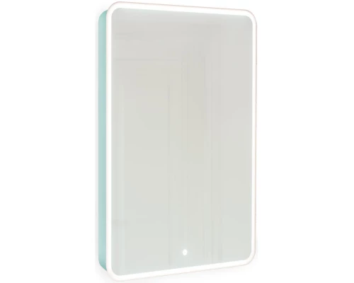 Зеркальный шкаф 45,5x85,5 см бирюзовый бриз R Jorno Pastel Pas.03.46/BL