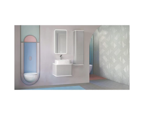 Зеркальный шкаф 45,5x85,5 см французский серый R Jorno Pastel Pas.03.46/GR