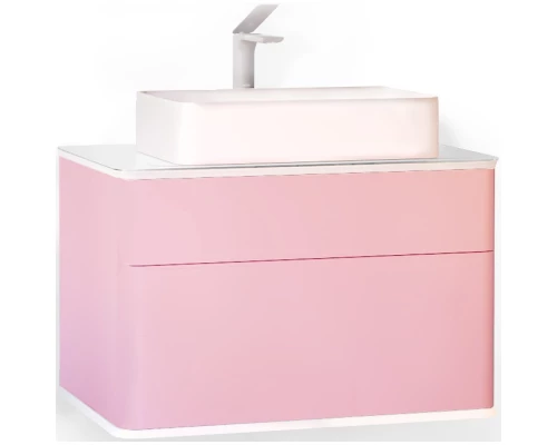 Тумба розовый иней 81,4 см Jorno Pastel Pas.01.82/P/PI