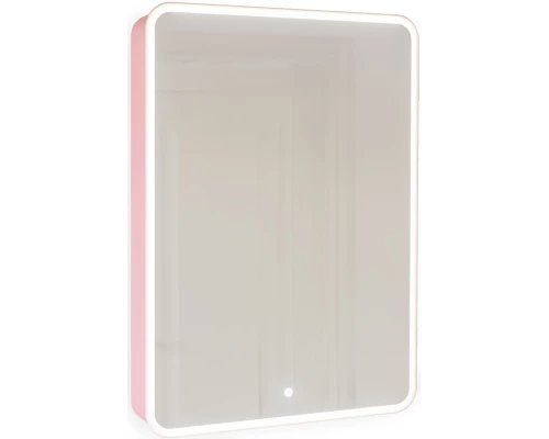 Зеркальный шкаф 60x85,5 см розовый иней R Jorno Pastel Pas.03.60/PI