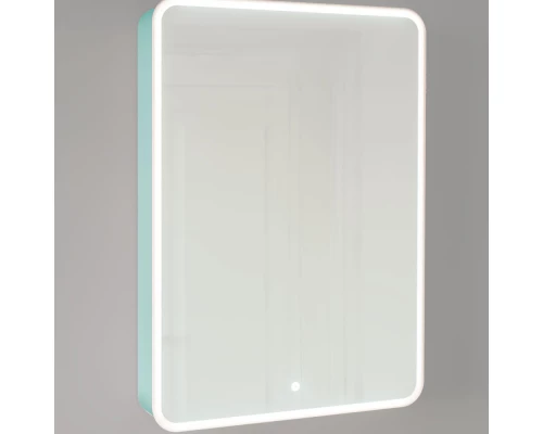 Зеркальный шкаф 60x85,5 см бирюзовый бриз R Jorno Pastel Pas.03.60/BL