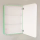 Зеркальный шкаф 60x85,5 см бирюзовый бриз R Jorno Pastel Pas.03.60/BL
