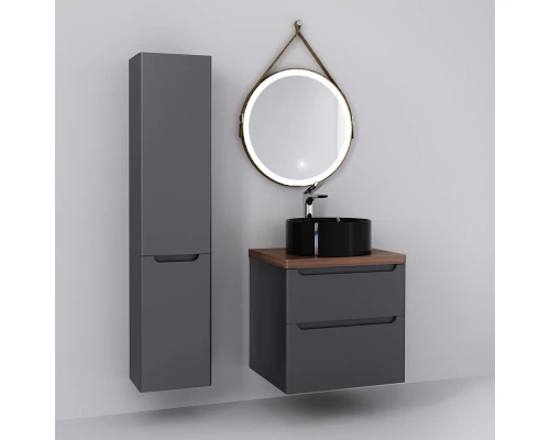 Тумба серый матовый 59,5 см Jorno Wood Wood.01.60/P/GR