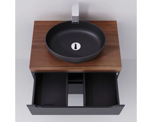 Тумба серый матовый 79,5 см Jorno Wood Wood.01.80/P/GR