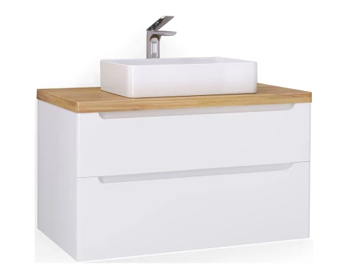 Тумба белый глянец 99,5 см Jorno Wood Wood.01.100/P/W