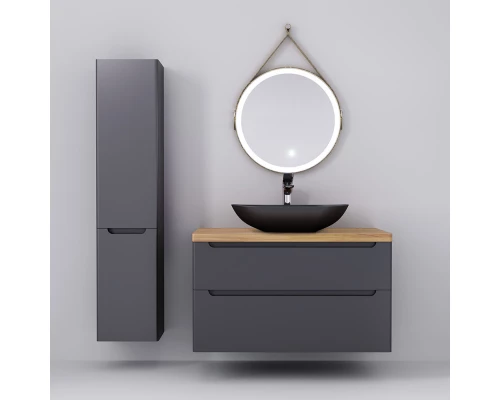 Тумба серый матовый 99,5 см Jorno Wood Wood.01.100/P/GR