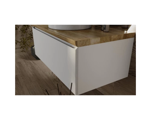 Тумба белый матовый 100,2 см Jorno Solis Sol.01.100/P/W