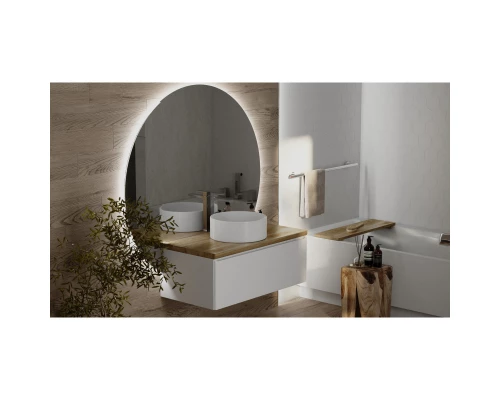 Тумба белый матовый 100,2 см Jorno Solis Sol.01.100/P/W