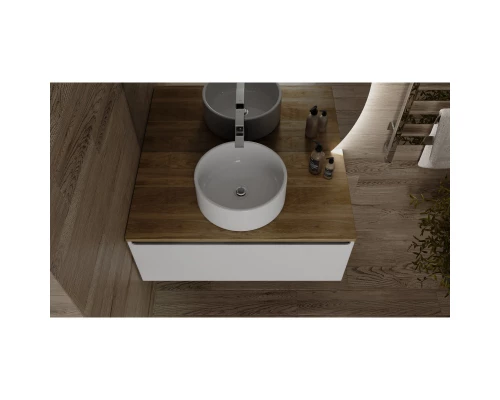 Тумба белый матовый 100,2 см Jorno Solis Sol.01.100/P/W