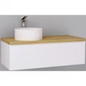 Тумба белый матовый 120,2 см Jorno Solis Sol.01.120/P/W