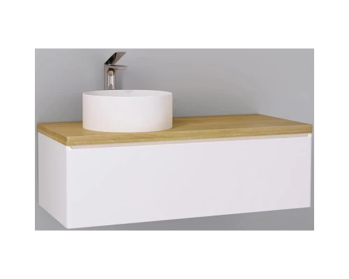 Тумба белый матовый 120,2 см Jorno Solis Sol.01.120/P/W