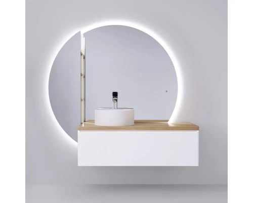 Тумба белый матовый 120,2 см Jorno Solis Sol.01.120/P/W