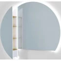 Зеркальный шкаф 139,8 см L Jorno Solis Sol.02.141/W