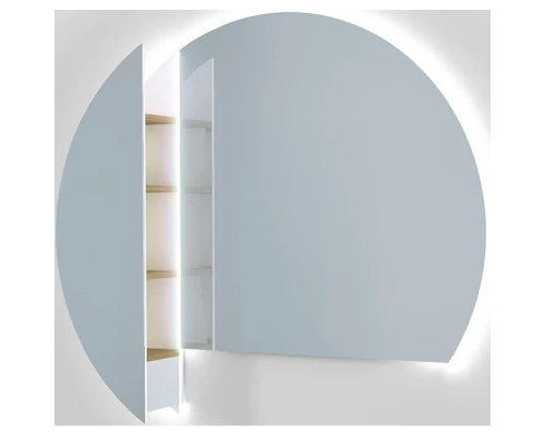 Зеркальный шкаф 139,8 см L Jorno Solis Sol.02.141/W