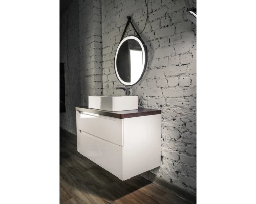 Тумба белый глянец 100 см Jorno Wood Wood.01.100/P/W + Wood.06.100/DW