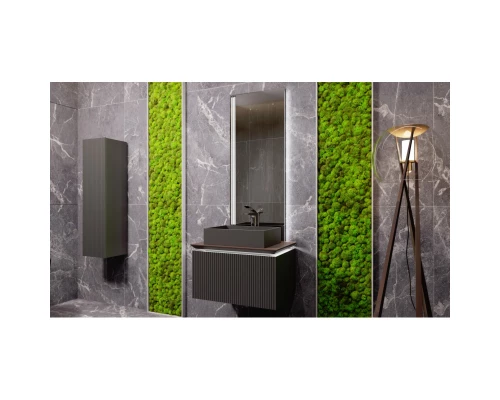 Тумба антрацит 80 см Jorno Strong Str.01.80/P/A