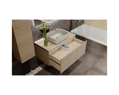 Тумба бук светлый 100 см Jorno Karat Kar.01.100/P/BuL