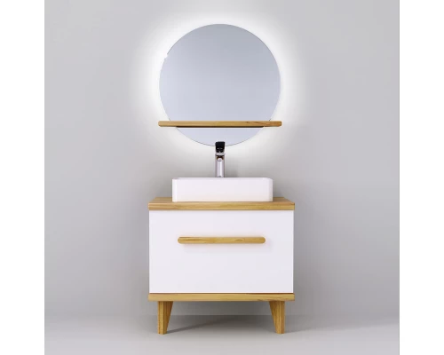 Зеркало 75x75 см Jorno Simply Sim.02.75/P/W