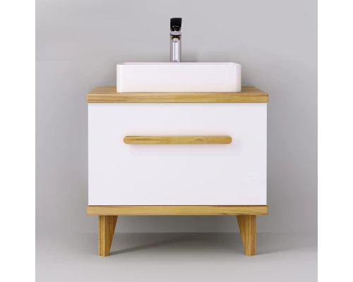 Тумба белый/дуб 80 см Jorno Simply Sim.01.80/P/BuL-W