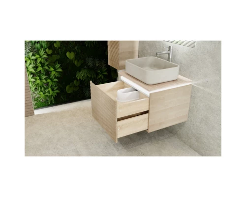 Тумба с раковиной бук светлый 60 см Jorno Karat