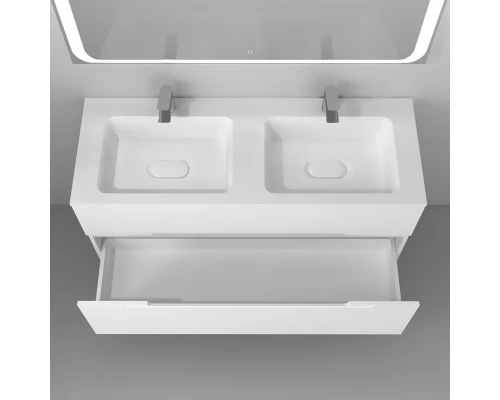 Тумба с раковиной белый 122 см Jorno Modul