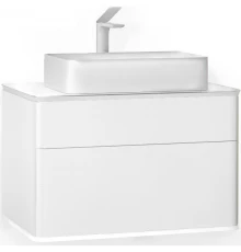 Тумба с раковиной белый жемчуг 81,4 см Jorno Pastel