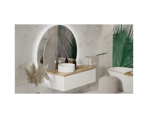 Тумба с раковиной белый матовый 120,2 см Jorno Solis