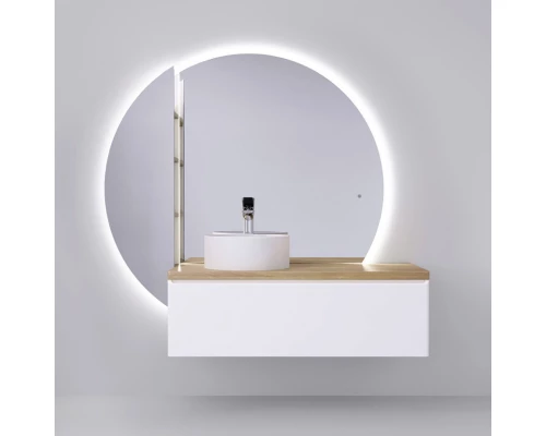 Тумба с раковиной белый матовый 120,2 см Jorno Solis