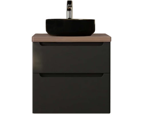 Комплект мебели серый матовый 60 см со столешницей бук темный Jorno Wood