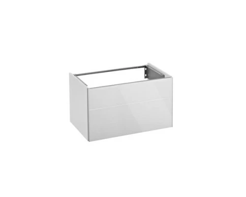 Тумба белый глянец/белое стекло 79,6 см KEUCO Royal Reflex 34060210000