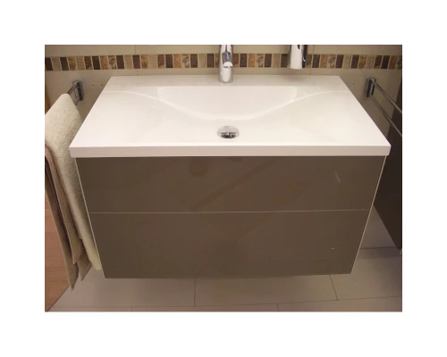 Тумба матовый трюфель/матовый трюфель стекло 79,6 см KEUCO Royal Reflex 34060140000