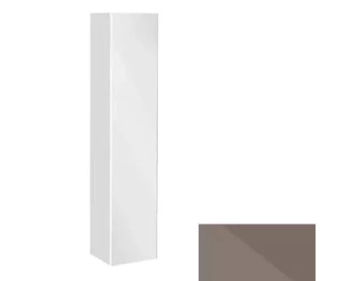 Пенал правосторонний с корзиной матовый трюфель/матовый трюфель стекло KEUCO Royal Reflex 34031140002