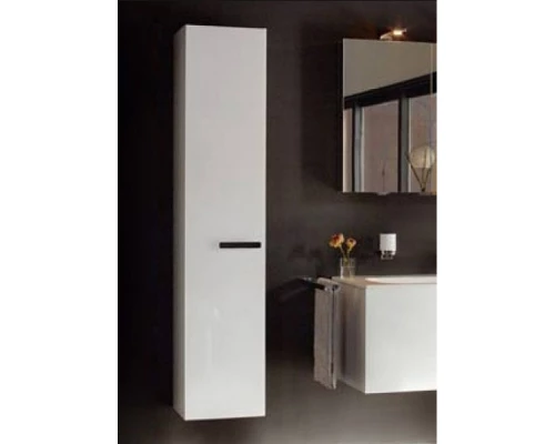 Пенал левосторонний с корзиной белый матовый/белое матовое стекло KEUCO Royal Universe 32731270001