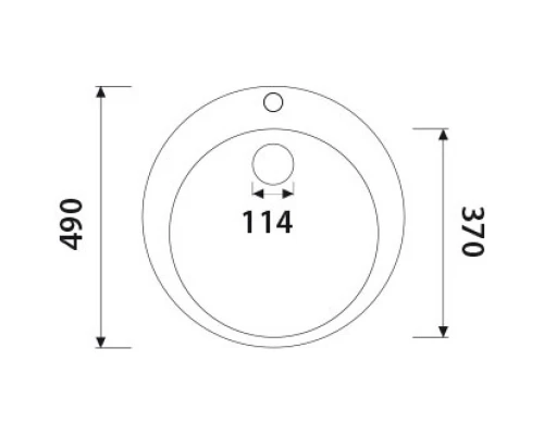 Кухонная мойка Kaiser полированная сталь KSS-490