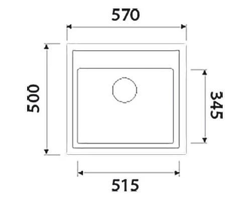 Кухонная мойка Kaiser серый KGM-5750-G