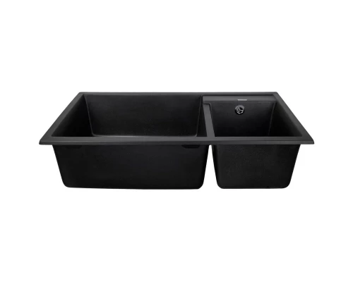 Кухонная мойка Kaiser черный мрамор KG2M-8050-BP