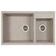Кухонная мойка Kaiser песочный мрамор KG2M-8050-SB