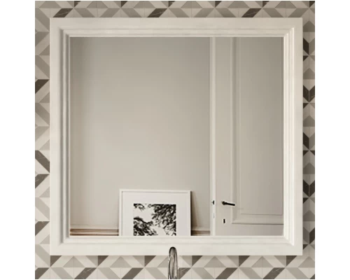 Зеркало 80x75 см белый глянец Kerama Marazzi Pompei PO.mi.80WHT