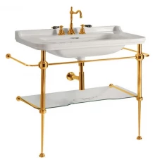 Консоль для раковины золото Kerasan Waldorf 9196K2oro