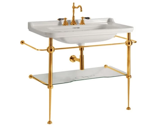 Консоль для раковины золото Kerasan Waldorf 9196K2oro